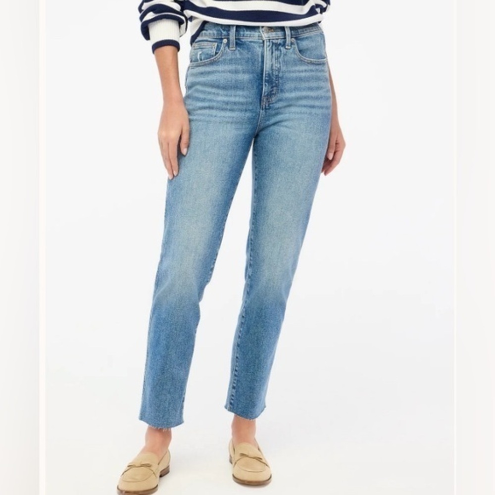 J. Crew Jeans Women’s 31 Blue Classic Vintage High Rise Light Wash Ankle Jean